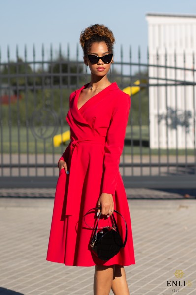 Raudona suknelė MADONA